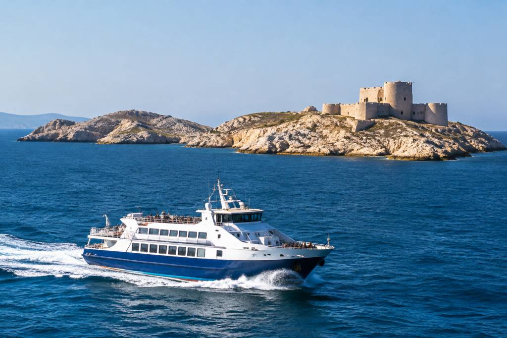 Château d'If et îles du Frioul : horaires des navettes, tarifs 2026 et temps de traversée depuis le Vieux-Port